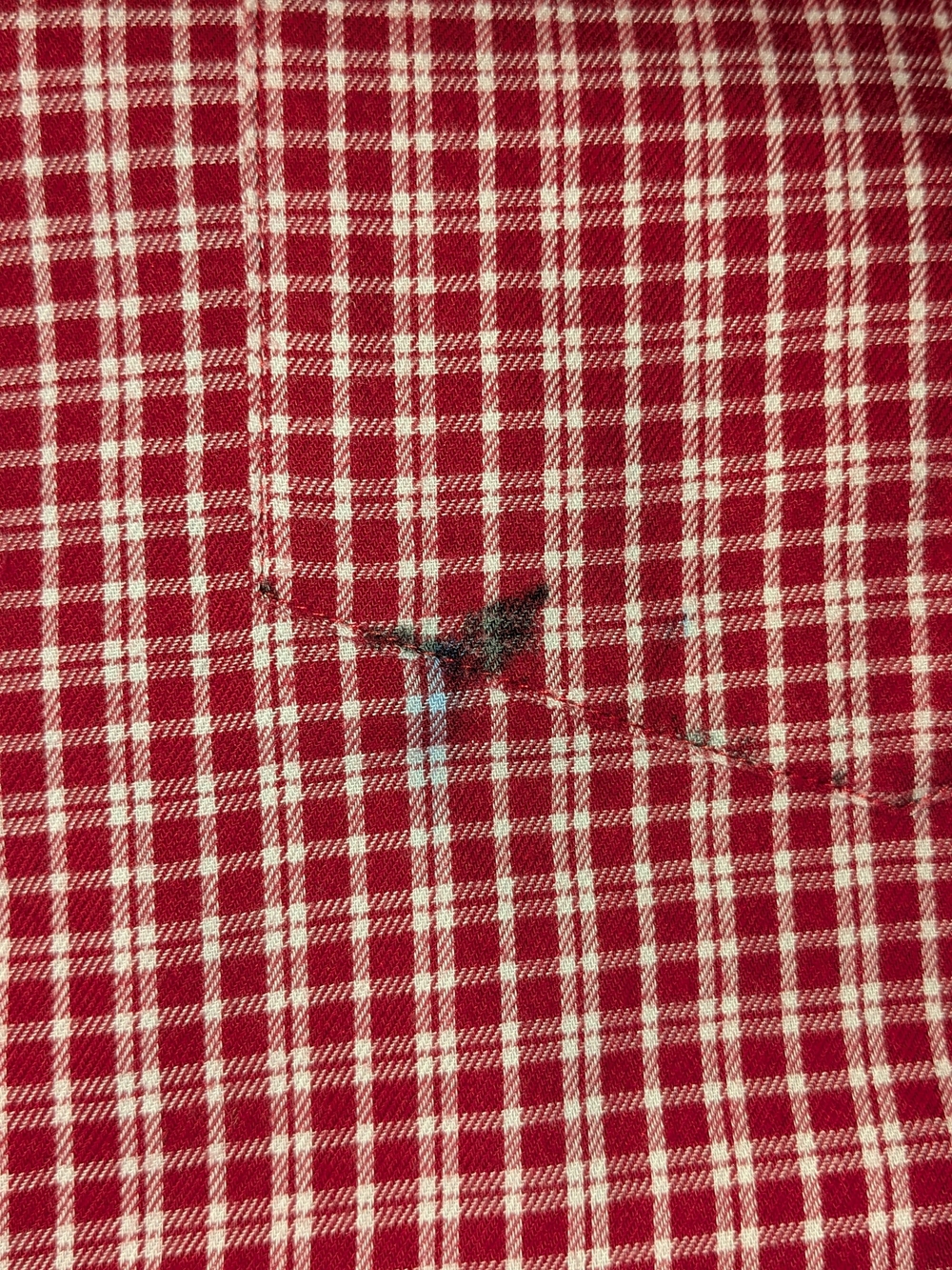 Chaps Size Large Red/White Check Shirt - Picture 3 of 8